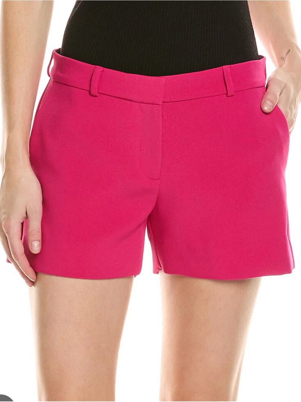 The Kooples Bright Fuchsia Tailored Bermuda Shorts